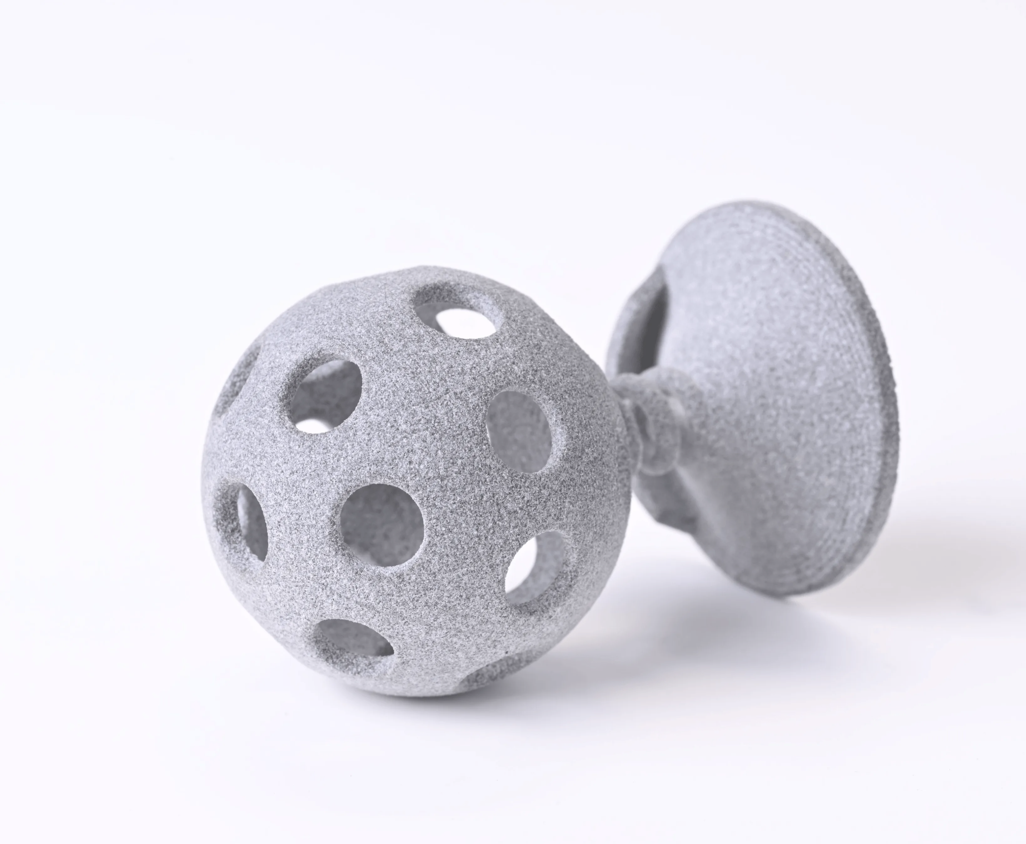 Nylon sample part natural grey
